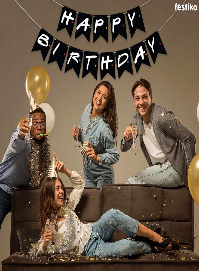 Festiko® Friends Birthday Party Decorations- Friends Party Decorations,Birthday Party Supplies,Themed Banner - Image 5